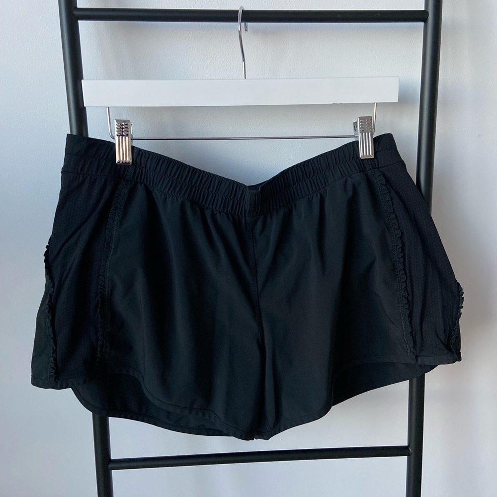 Black Lululemon shorts size 10.